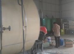 東營客戶10噸純凈水設備單級